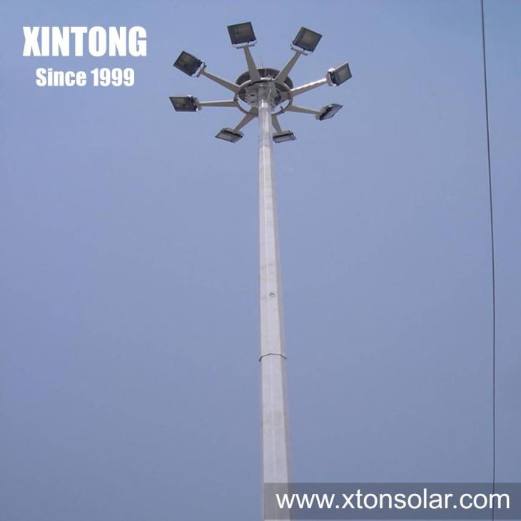 30meters High Mast Lighting Stadium Pole Foundation Design