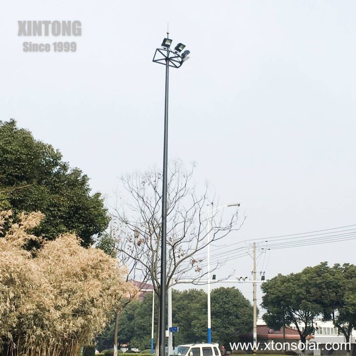 30meters High Mast Lighting Stadium Pole Foundation Design