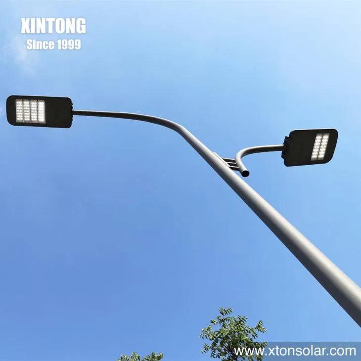 9M Double Arms Street Light Pole CAD Design