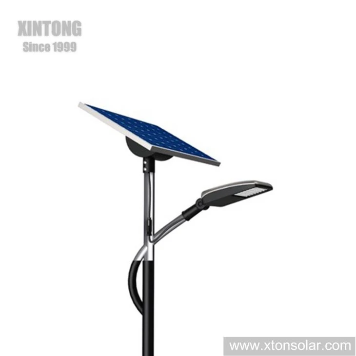 Kollha F'żewġ Lampa tat-Triq Solari AC / DC Bi 10m Pol Light
