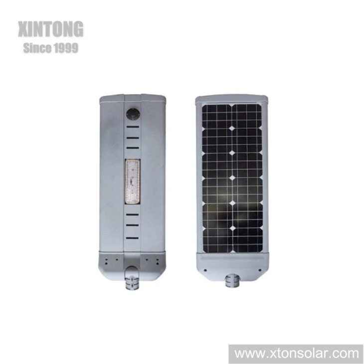 Integrated All In One Housing Aluminum Die Casting Solar Garden Lamp