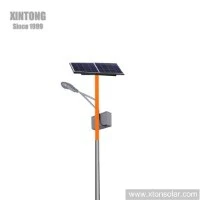 Poly Solar Panel Outdoor LED Solar Street Light Bil-Batterija